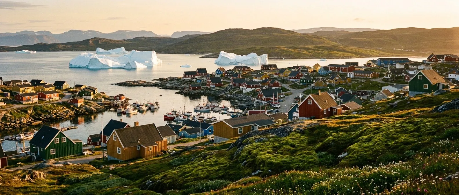 Aasiaat, Disko Bay, Greenland cruise port