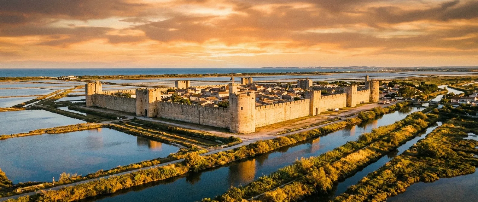 Aigues-Mortes, Occitanie, France cruise port