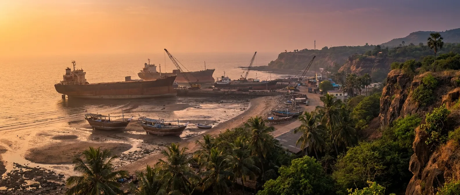 Alang, Gujarat, India cruise port