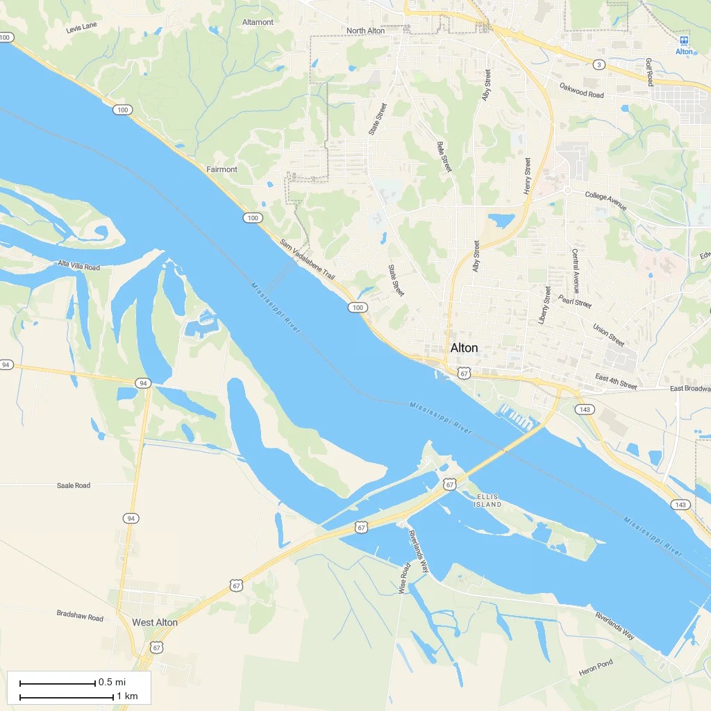 Area orientation only; arrival not mapped