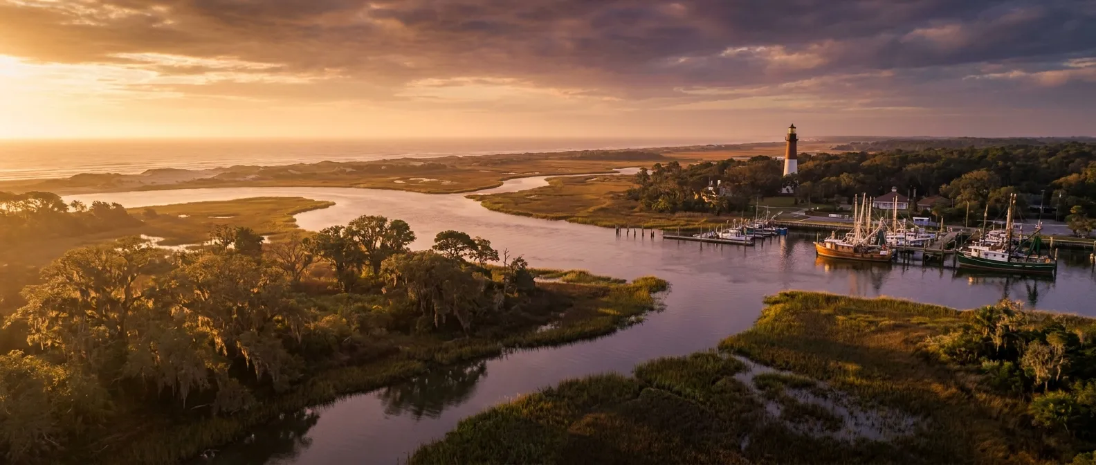 Amelia Island, Florida, USA cruise port