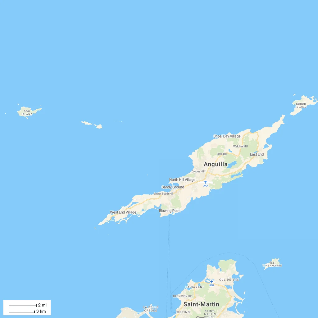 Area orientation only; arrival not mapped