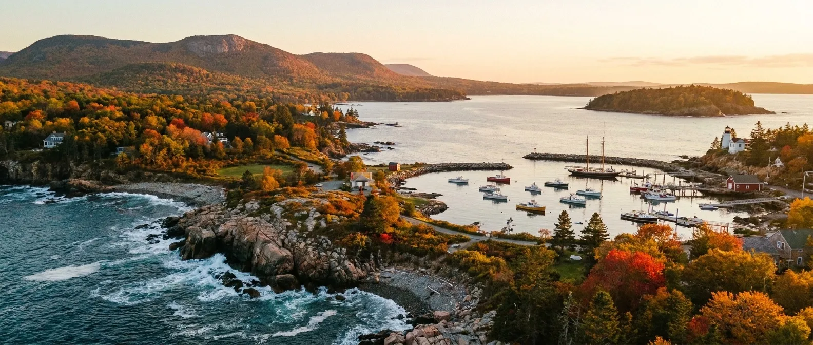 Bar Harbor, Maine, USA cruise port
