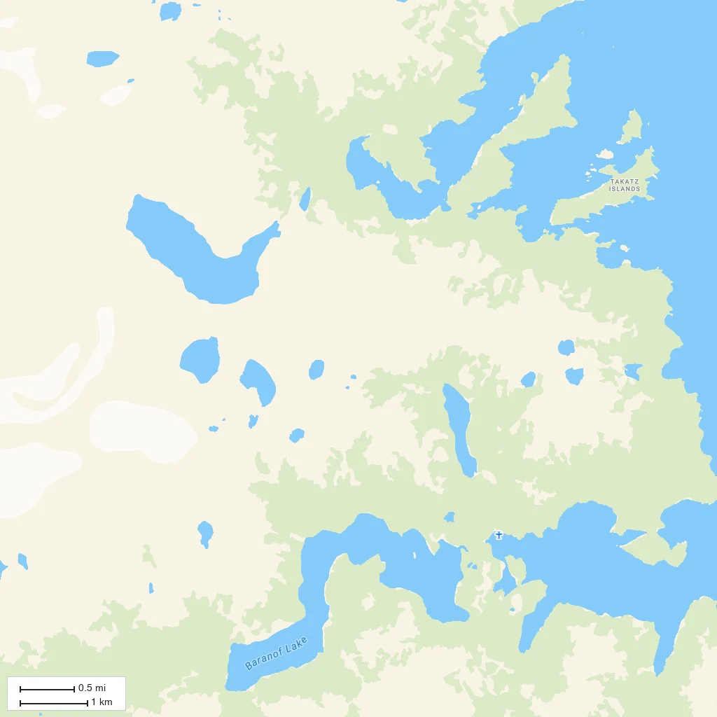 Area orientation only; arrival not mapped