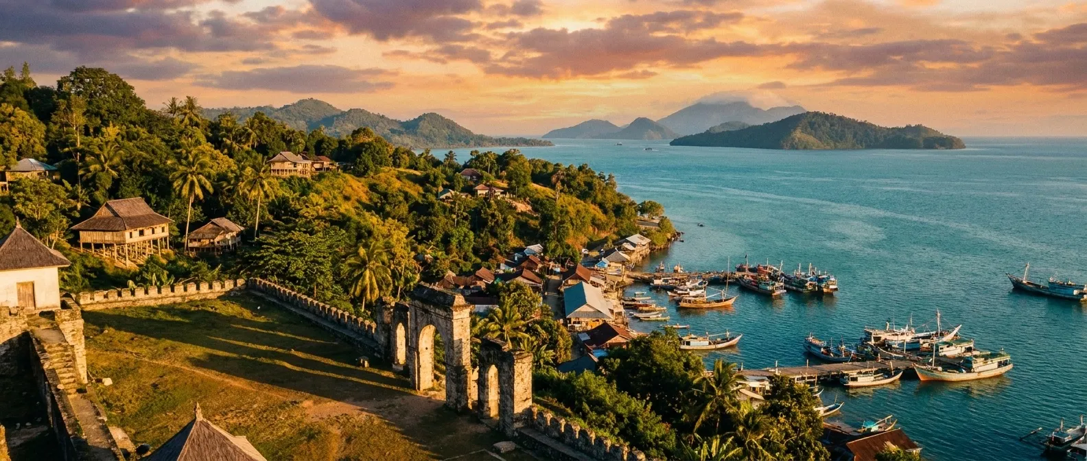 Baubau, Southeast Sulawesi, Indonesia cruise port