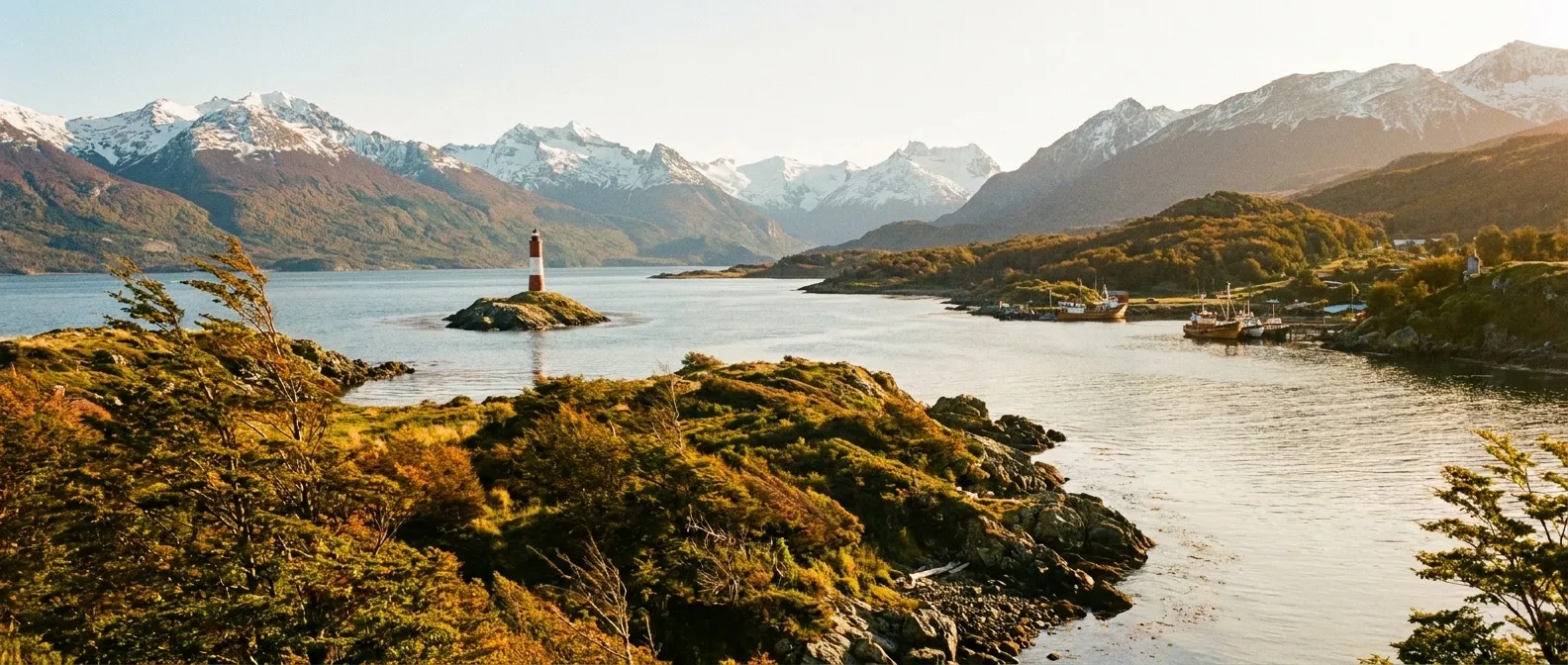 Beagle Channel, Tierra del Fuego, Chile/Argentina cruise port