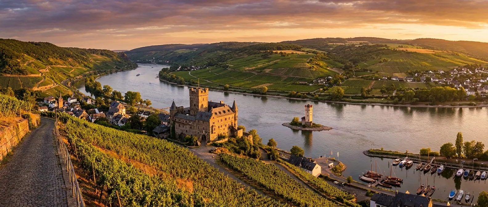 Bingen am Rhein, Rhineland-Palatinate, Germany cruise port