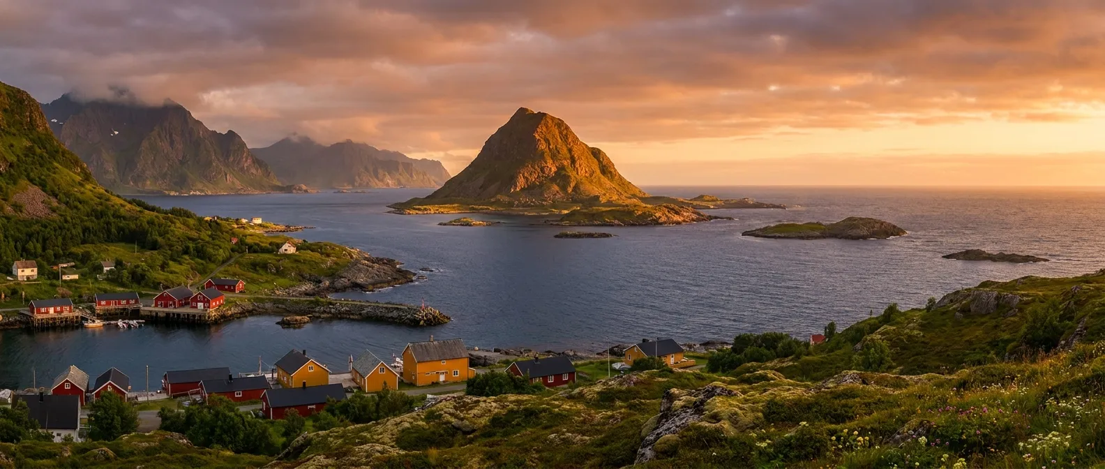 Bleiksøya Island, Vesterålen, Norway cruise port