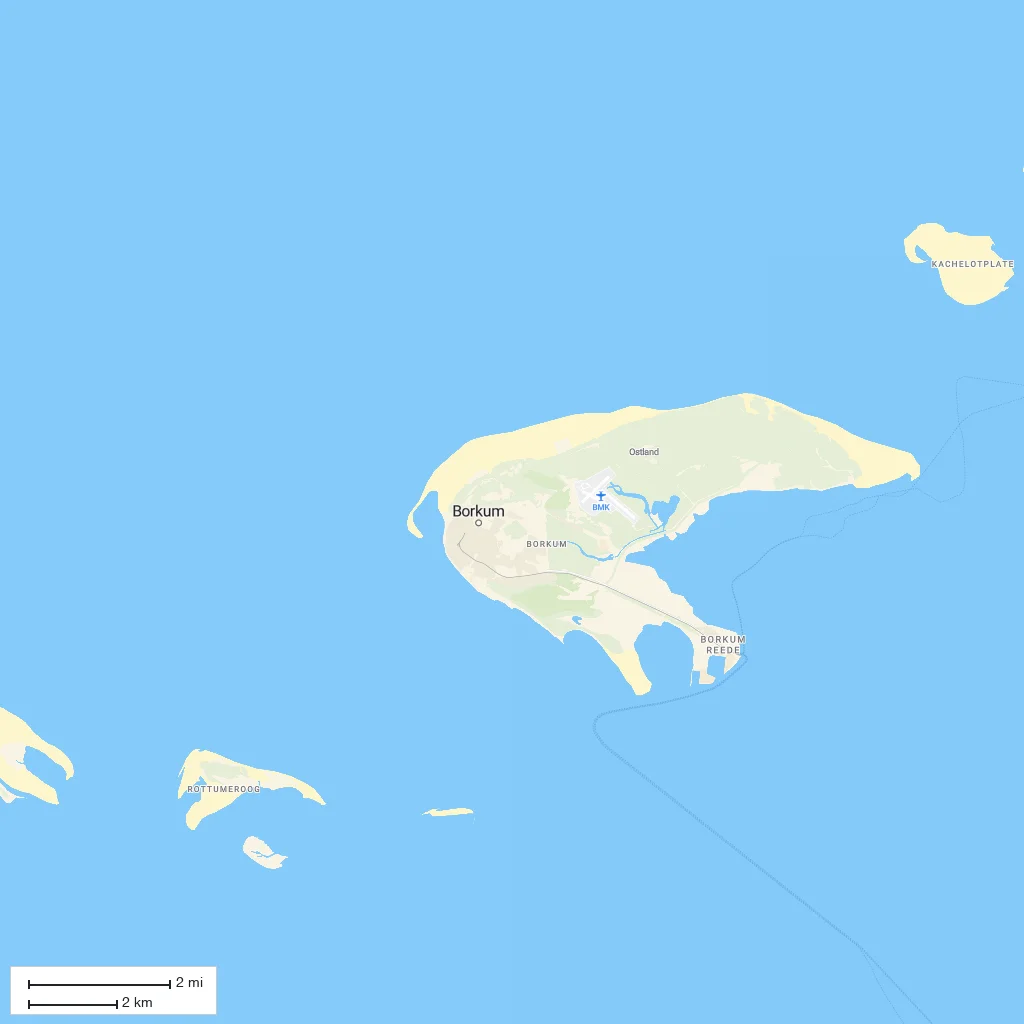 Area orientation only; arrival not mapped