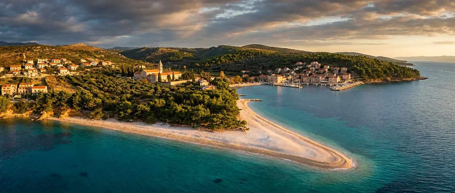 Brač Island, Dalmatia, Croatia cruise port