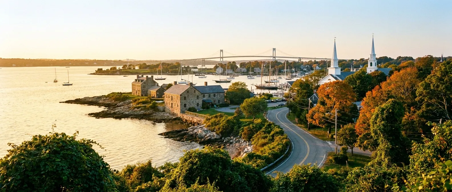 Bristol, Rhode Island, USA cruise port
