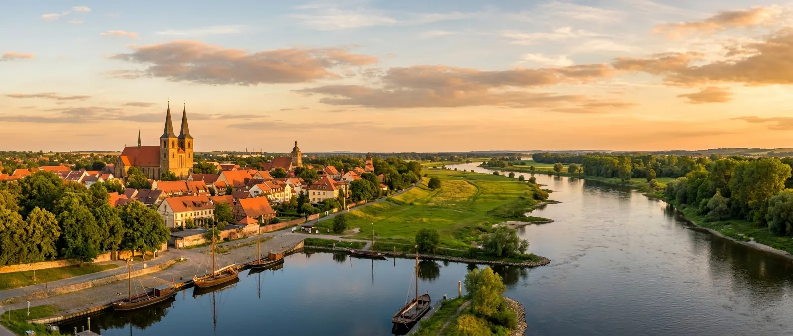 Burg bei Magdeburg, Saxony-Anhalt, Germany cruise port