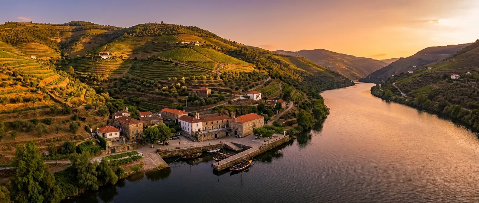 Caldas de Aregos, Douro Valley, Portugal cruise port