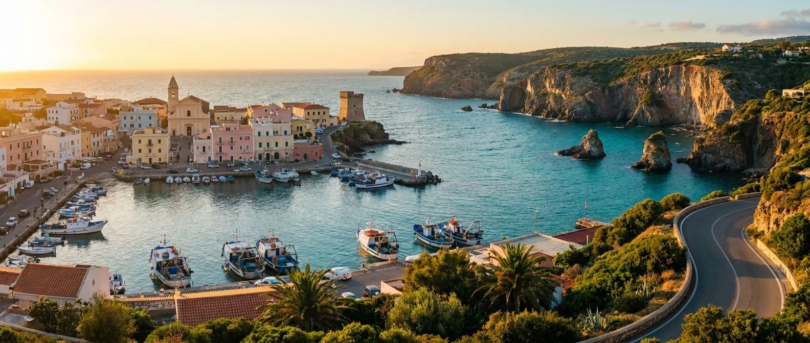 Carloforte, Sardinia, Italy cruise port