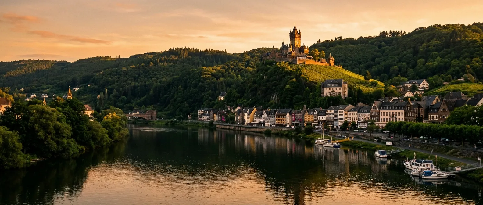 Cochem, Rhineland-Palatinate, Germany cruise port