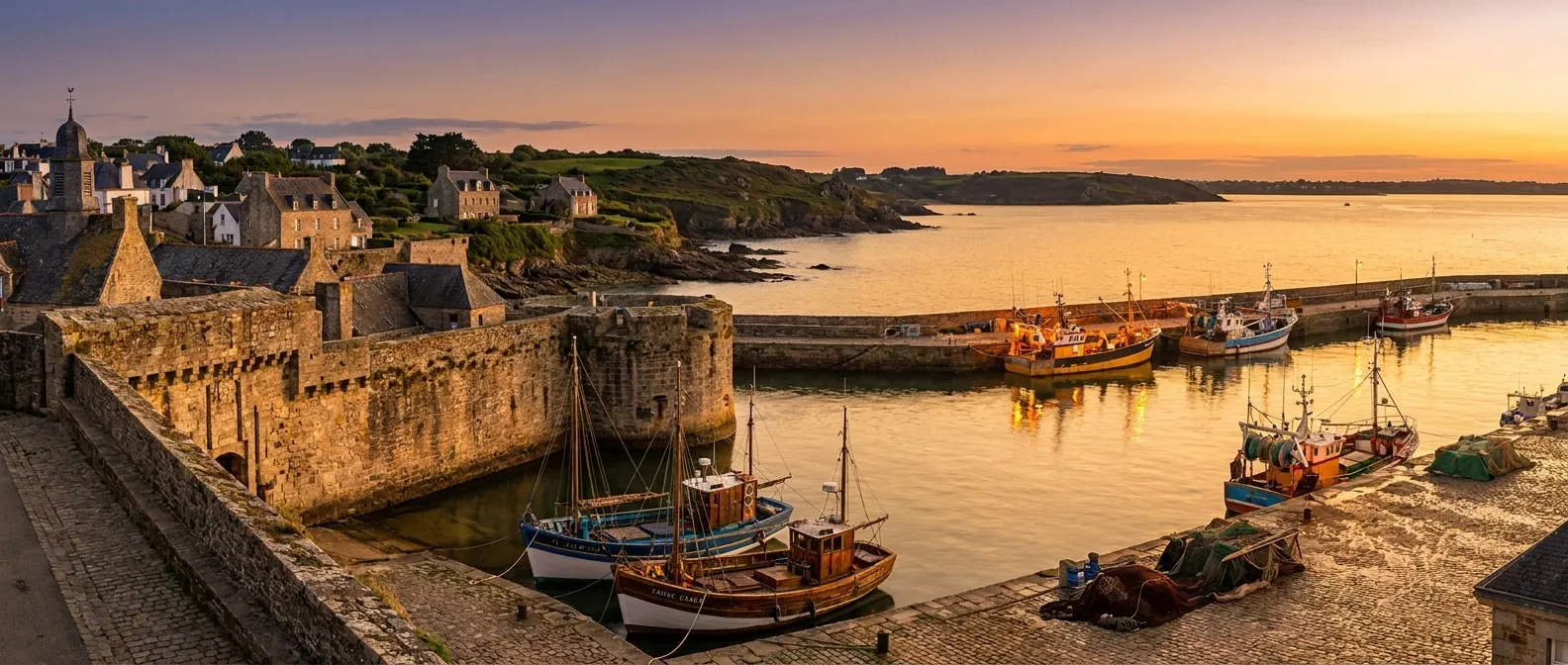 Concarneau, Brittany, France cruise port