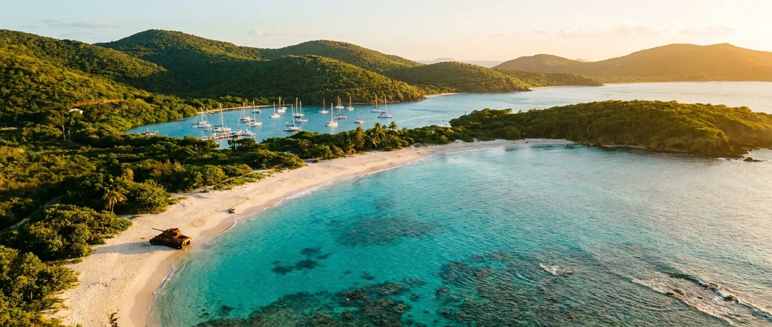 Culebra Island, Puerto Rico, USA cruise port