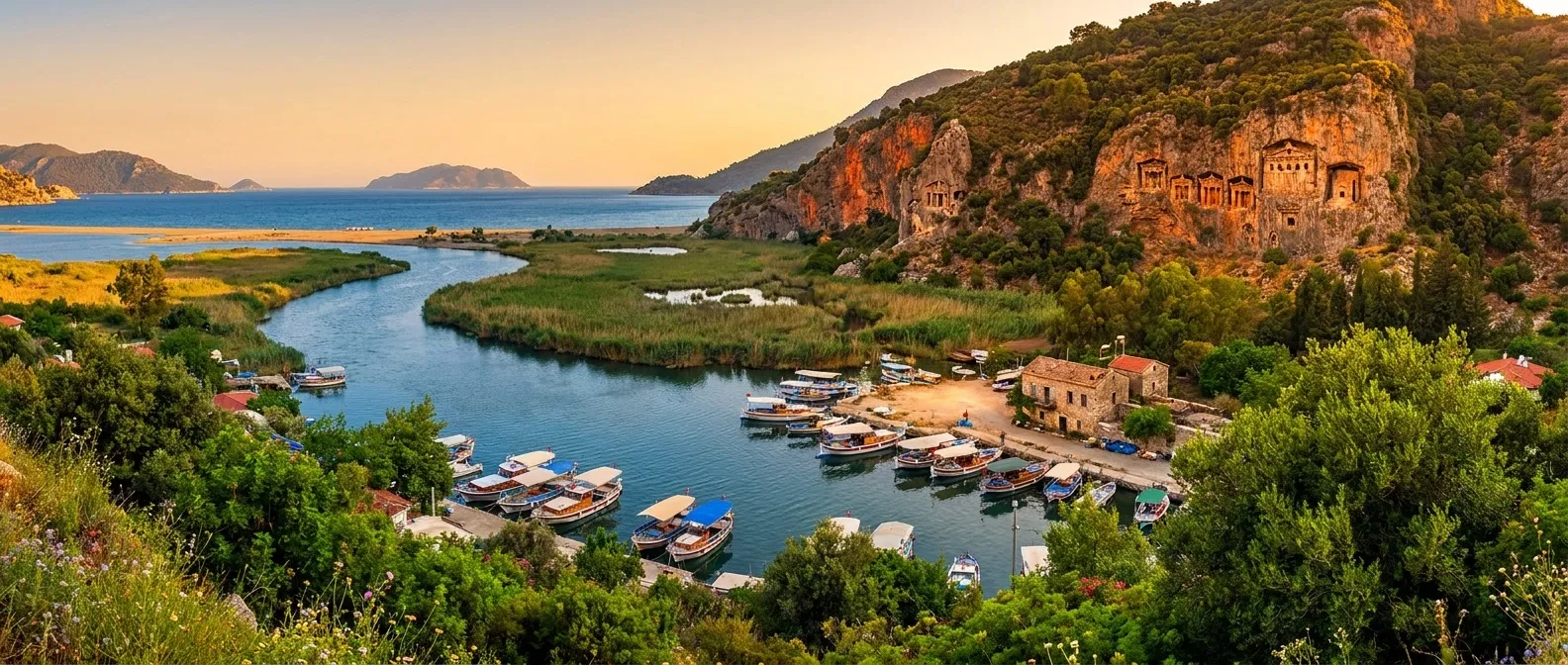 Dalyan, Muğla, Turkey cruise port