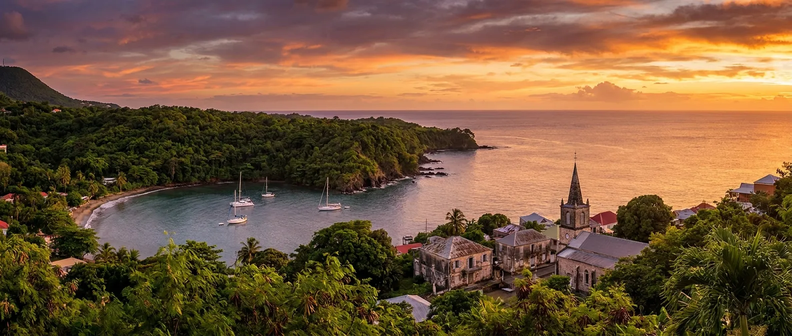 Deshaies, Guadeloupe, French Caribbean cruise port