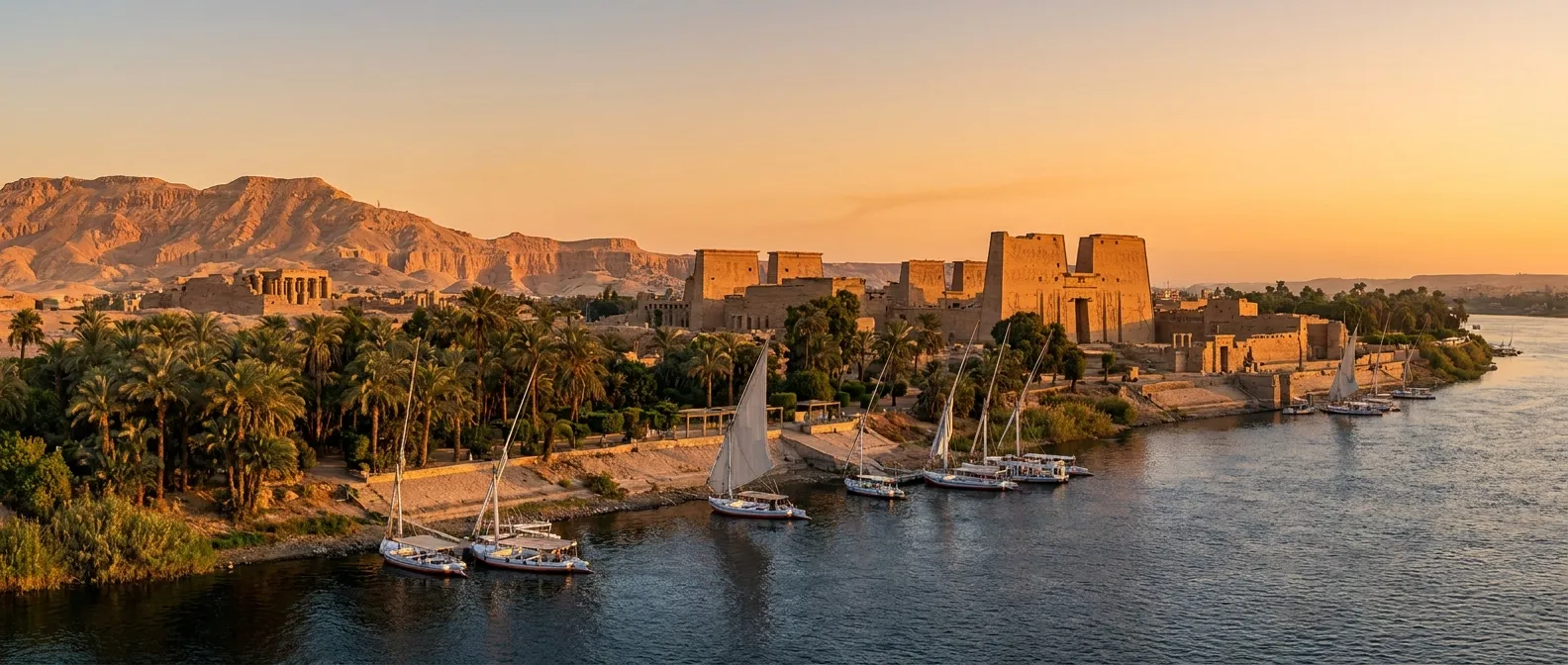 Edfu, Upper Egypt, Egypt cruise port