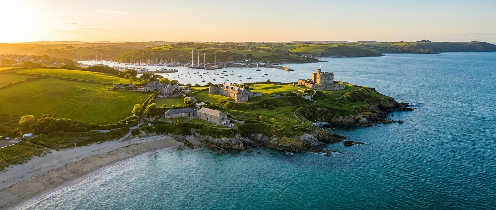 Falmouth, Cornwall, England cruise port