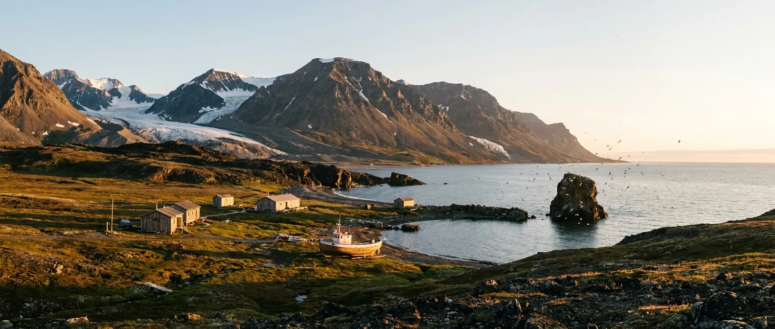 Forlandet Island, Svalbard, Norway cruise port