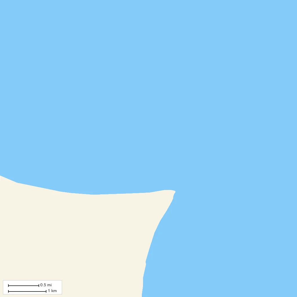 Area orientation only; arrival not mapped