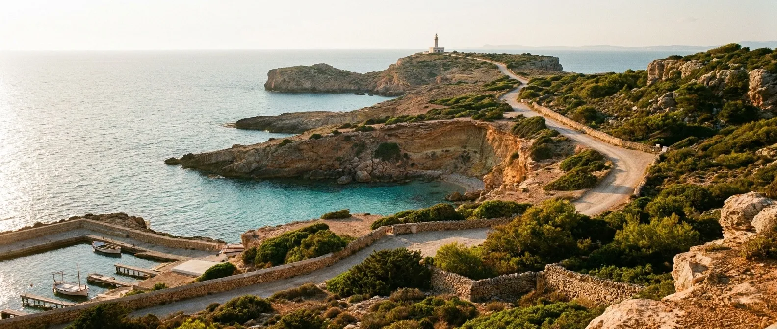 Formentera Island, Balearic Islands, Spain cruise port