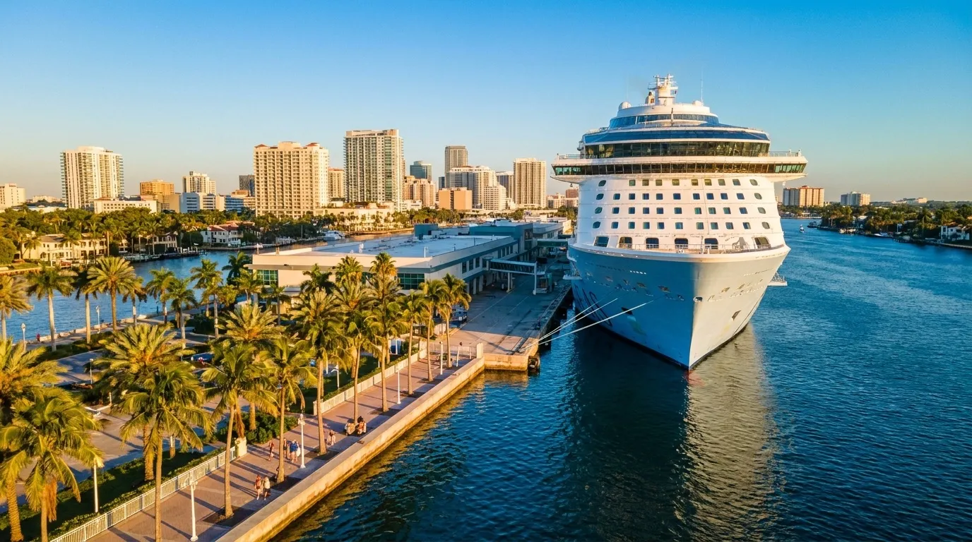 Fort Lauderdale cruise ship at Port Everglades