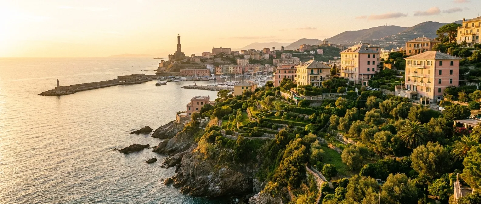 Genoa, Liguria, Italy cruise port