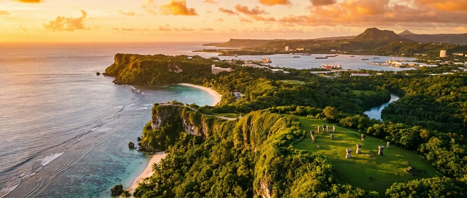 Guam, Mariana Islands, USA cruise port