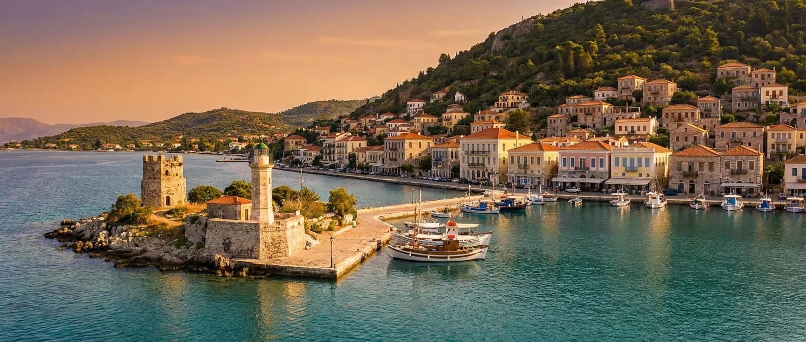 Gythion, Peloponnese, Greece cruise port