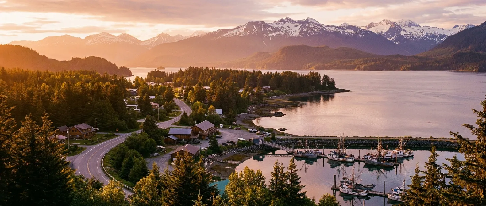 Haines, Alaska, USA cruise port