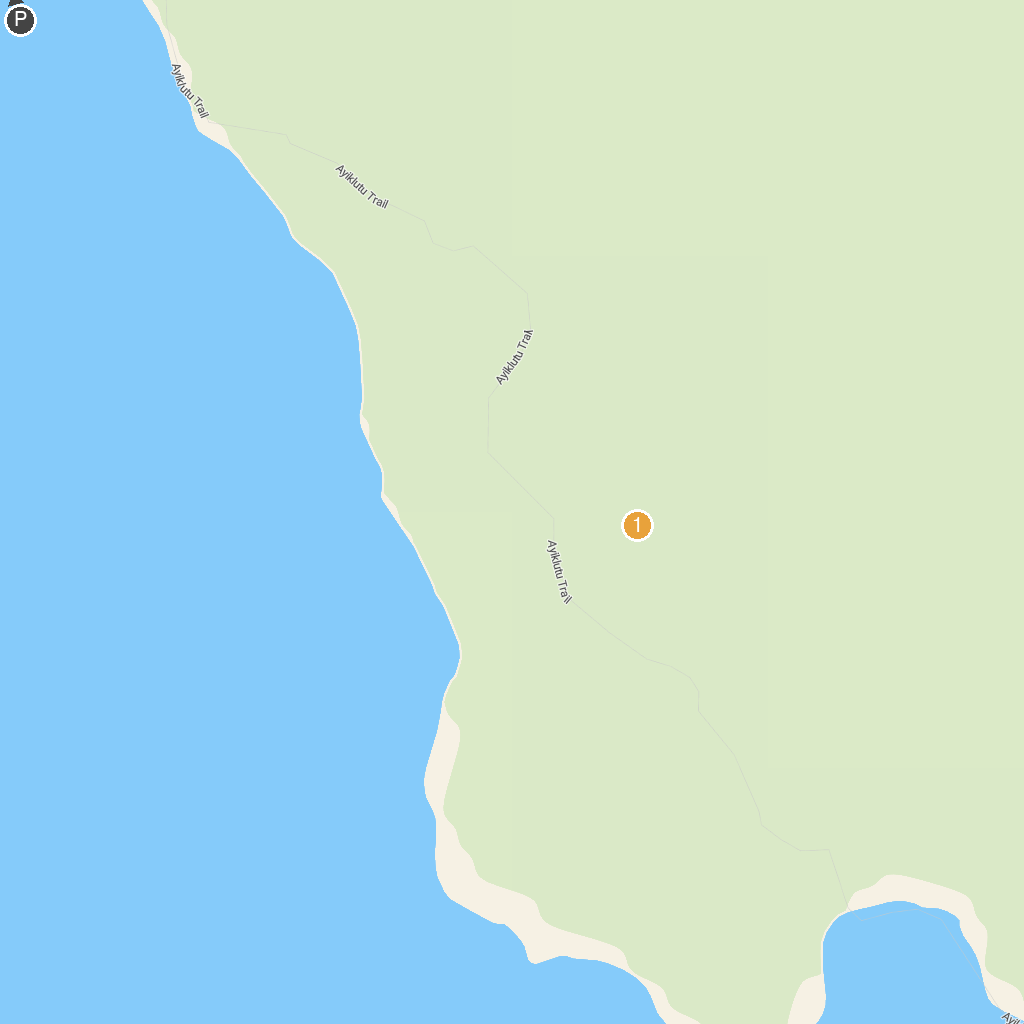 Haines, Alaska, USA map with numbered points of interest