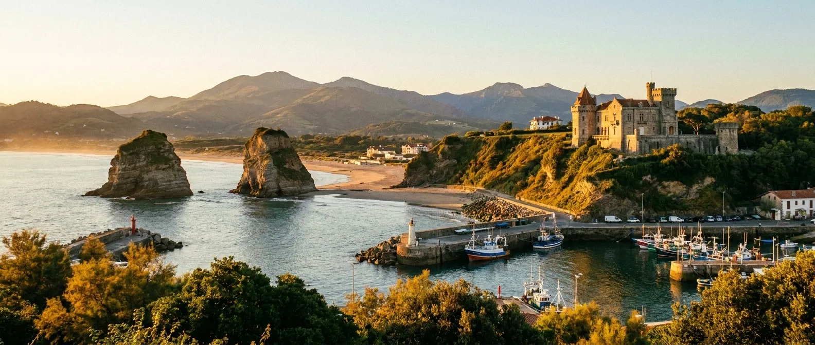 Hendaye, Basque Country, France cruise port