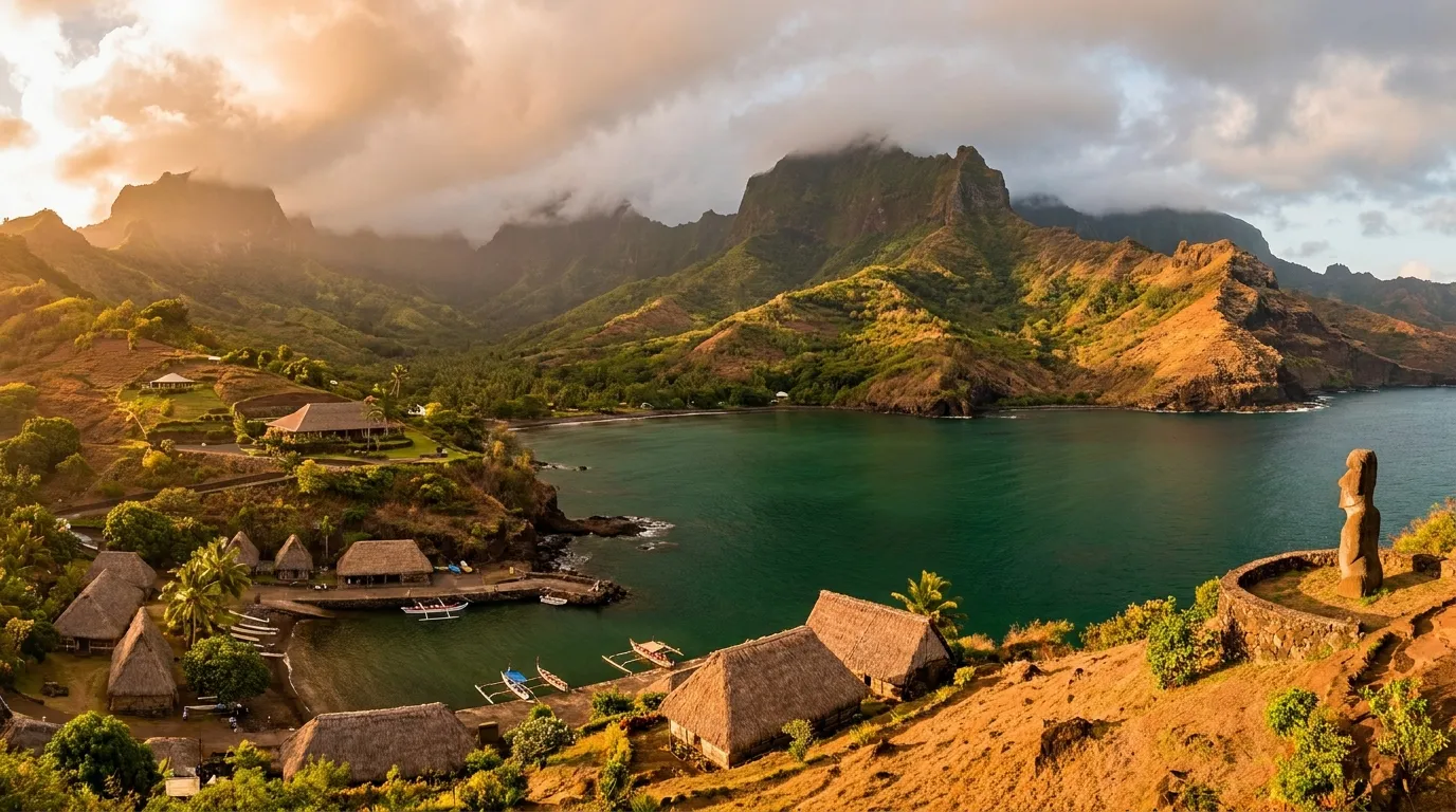 Hiva Oa, Marquesas Islands, French Polynesia cruise port