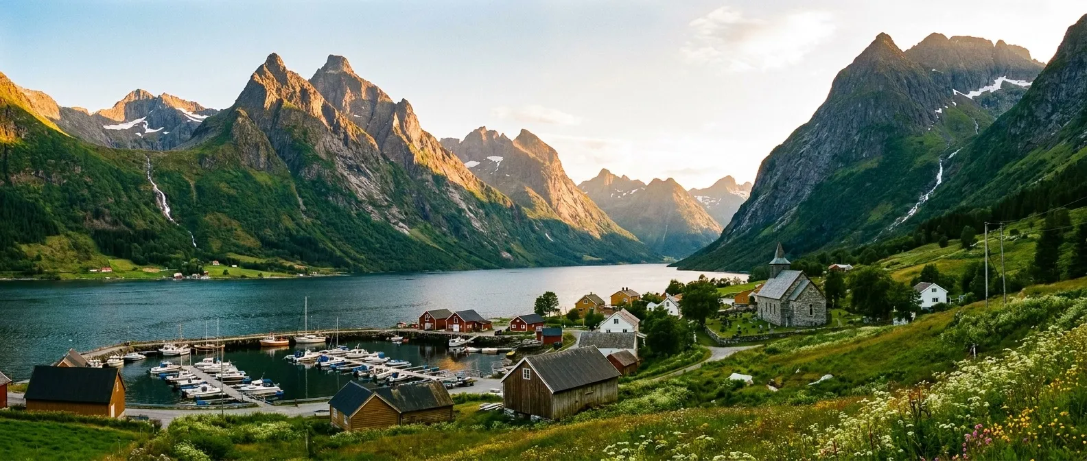 Hjørundfjord, Sunnmøre, Norway cruise port