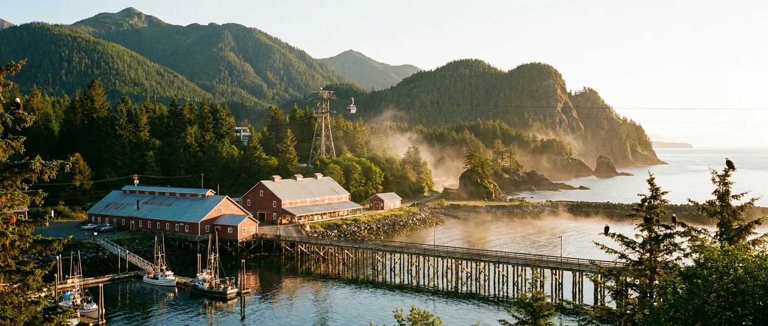 Icy Strait Point, Hoonah, Alaska, USA cruise port