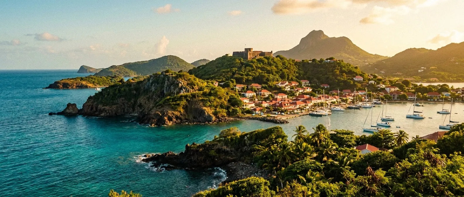 Iles des Saintes, Guadeloupe, France cruise port