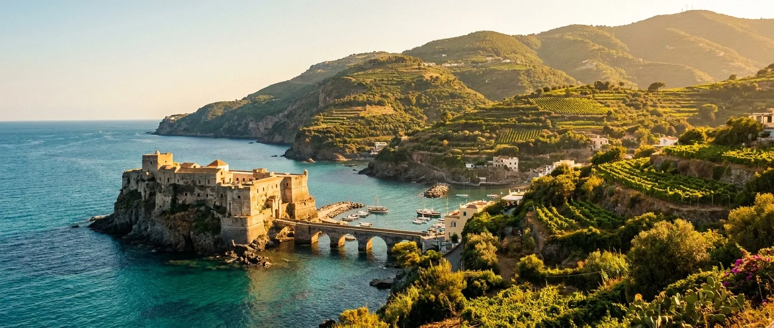 Ischia, Gulf of Naples, Italy cruise port