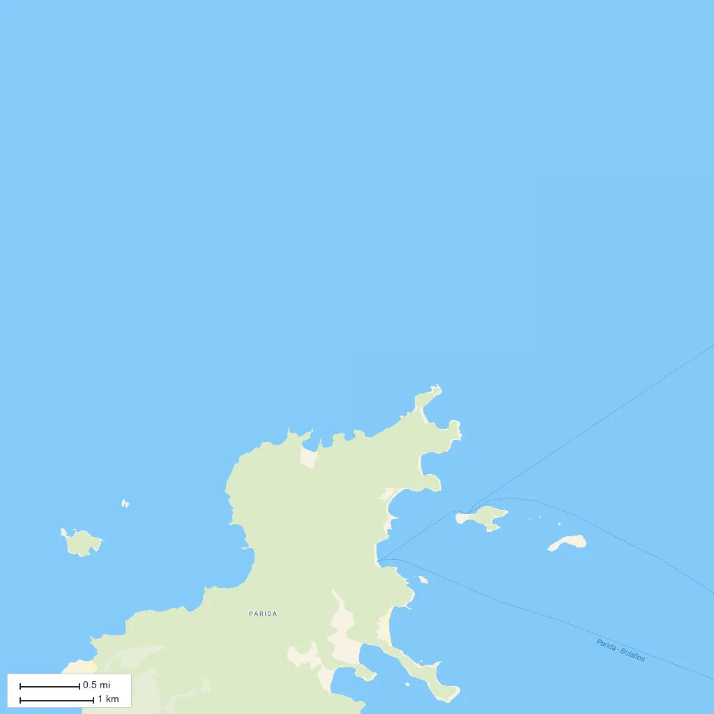 Area orientation only; arrival not mapped