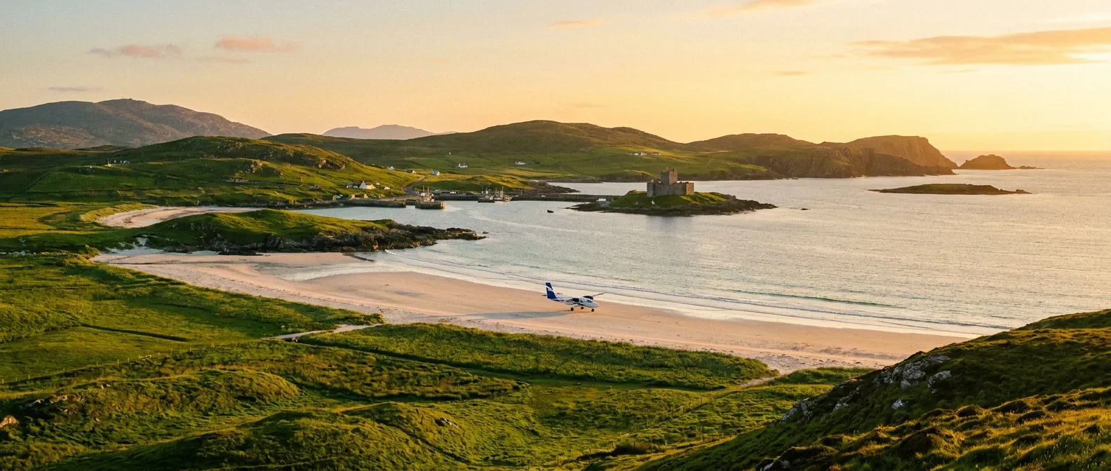 Isle of Barra, Outer Hebrides, Scotland cruise port