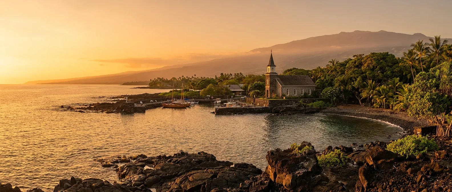 Kailua-Kona, Big Island, Hawaii, USA cruise port