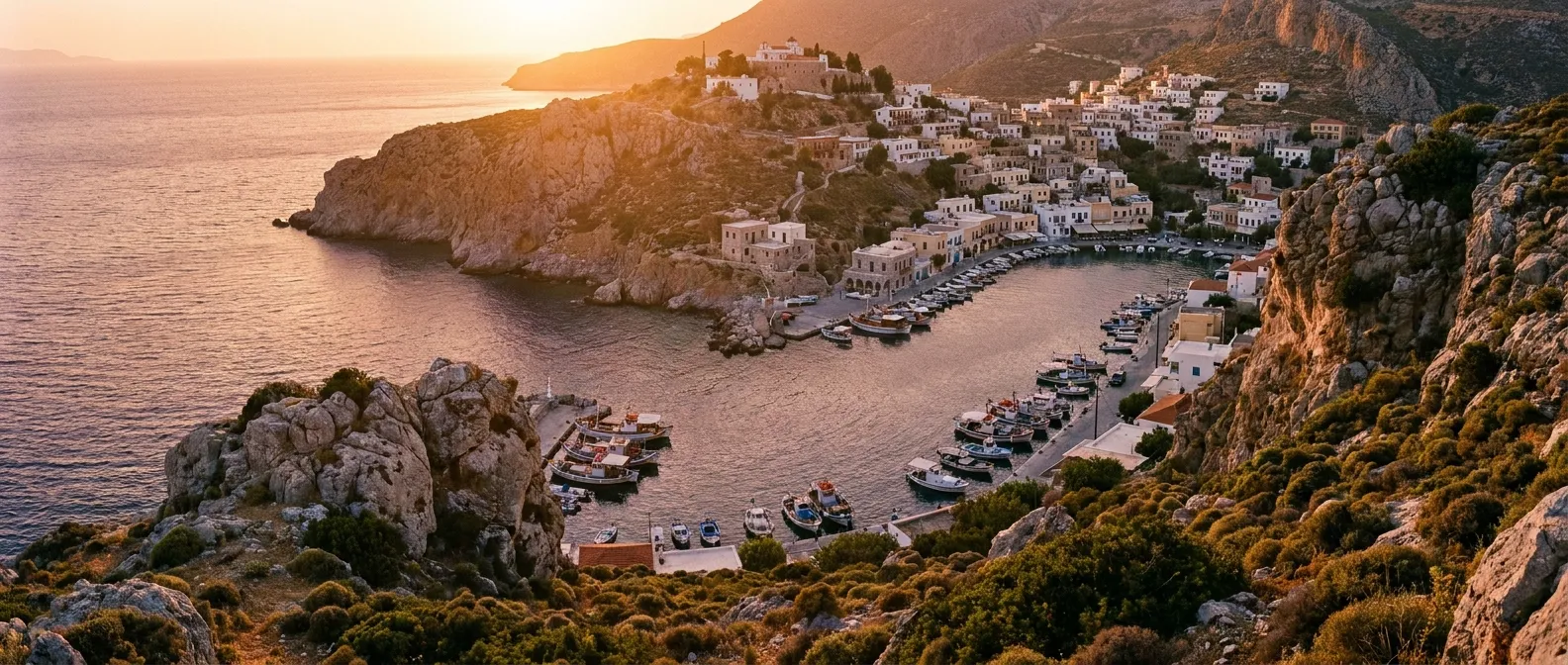Kalymnos Island, Dodecanese, Greece cruise port