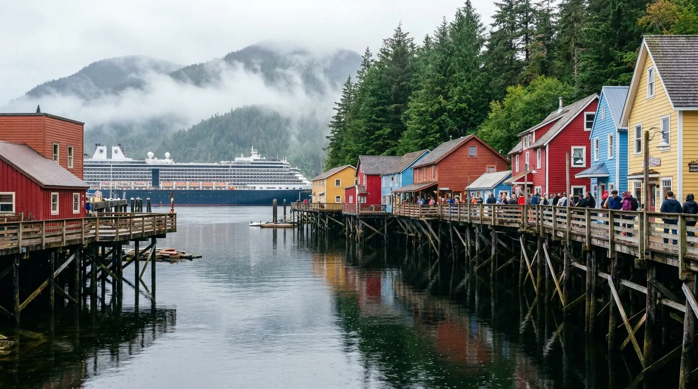 Ketchikan, Alaska, USA cruise port