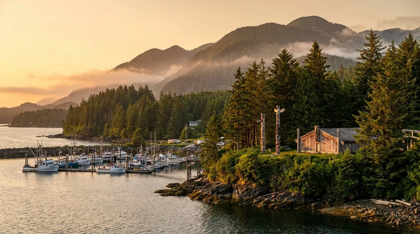 Klawock, Prince of Wales Island, Alaska, USA cruise port