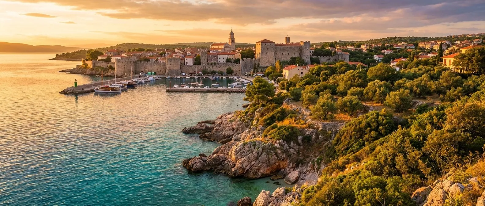 Krk Island, Kvarner Gulf, Croatia cruise port