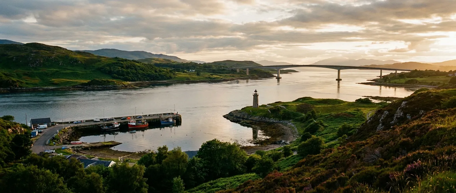 Kyle of Lochalsh, Scottish Highlands, Scotland cruise port