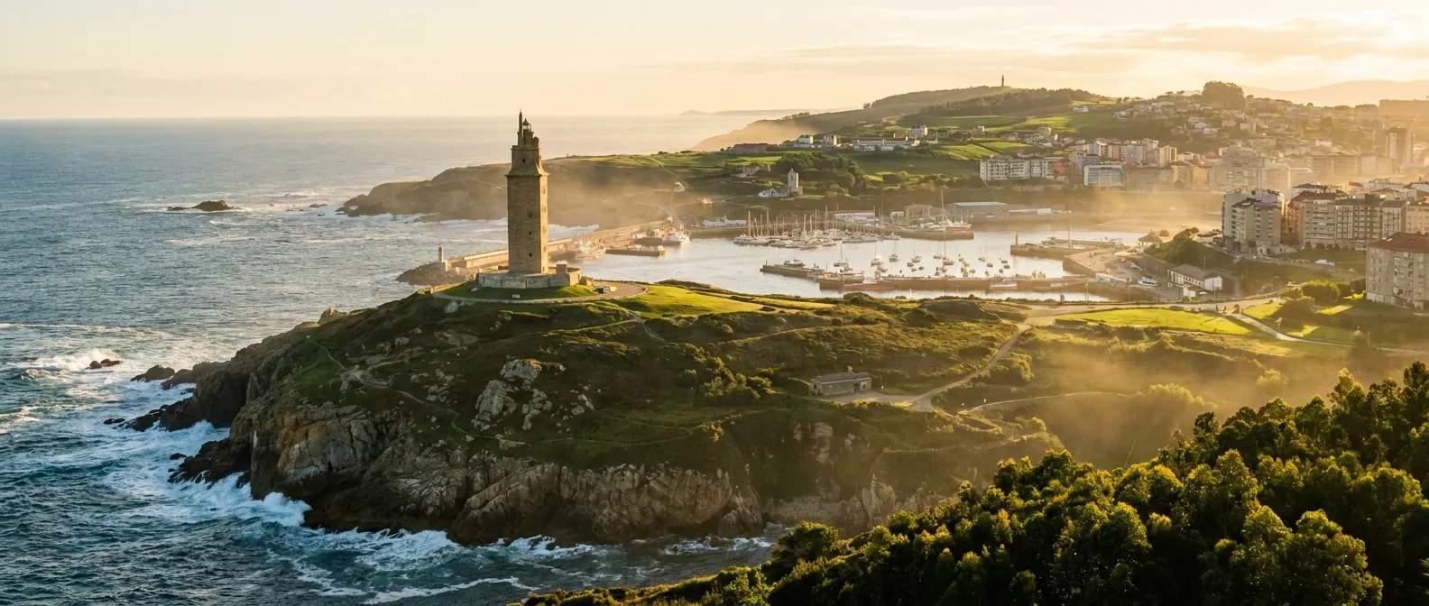 La Coruña, Galicia, Spain cruise port