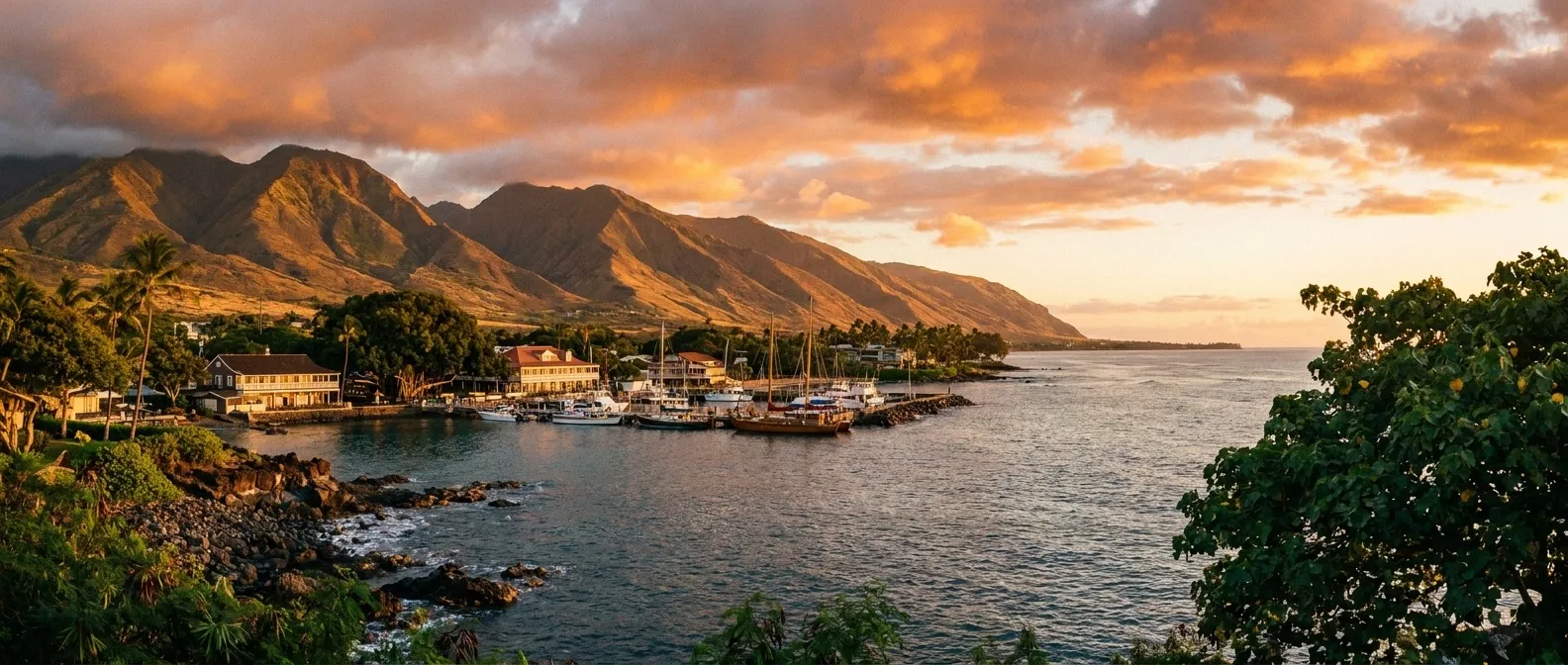 Lahaina, Maui, Hawaii, USA cruise port